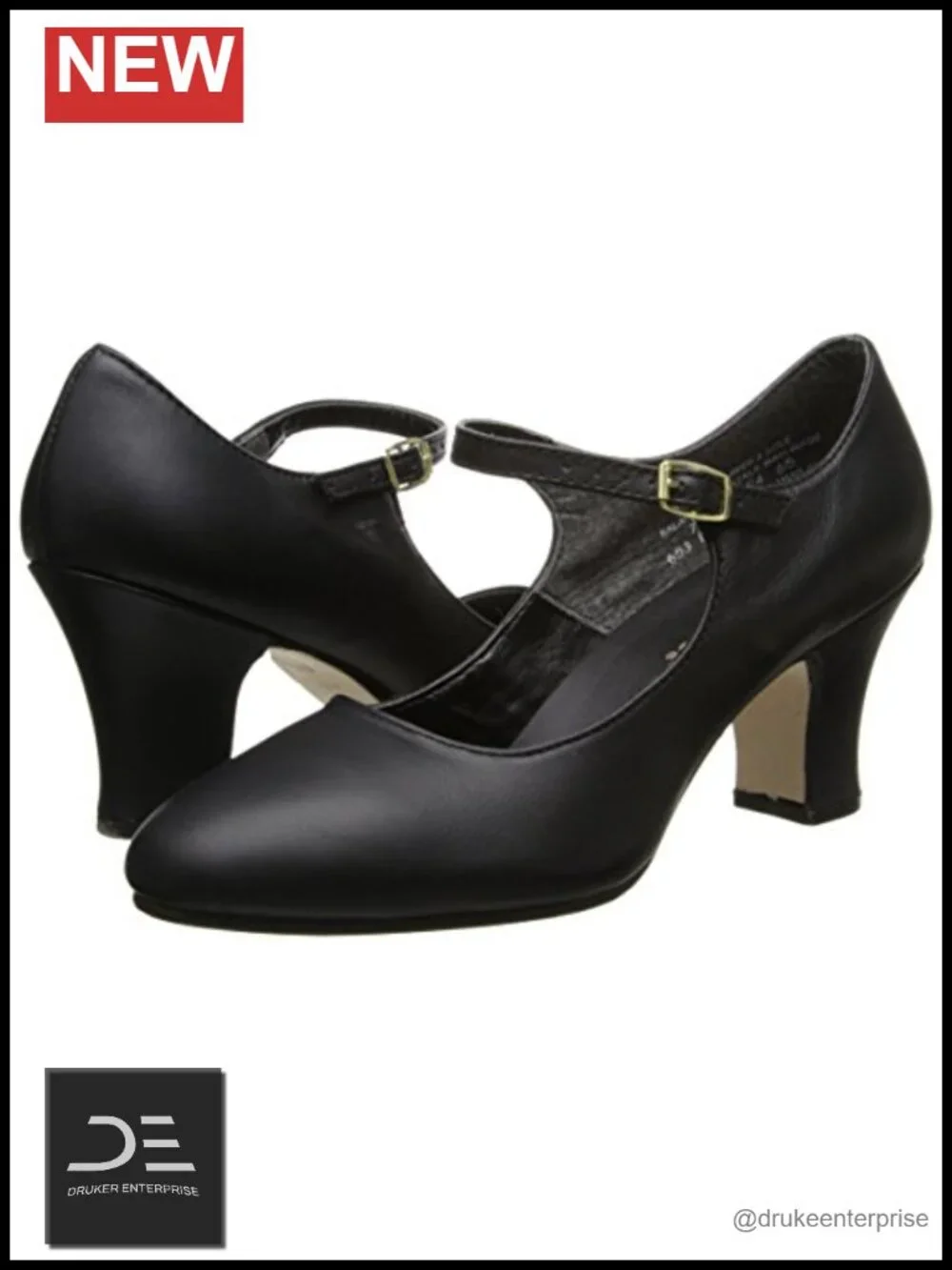 Womens Leather Character Dance Shoes 2.5